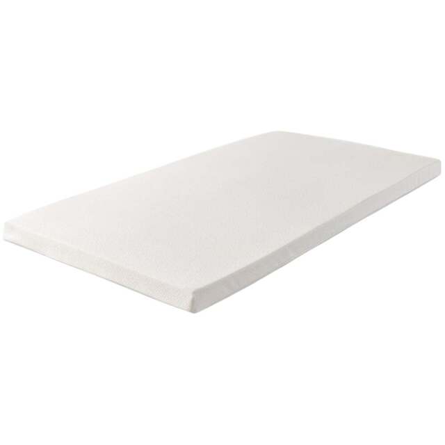 Starlight Beds Small Single Memory Foam Mattress Topper with Elastic Straps 1 inch - White - Wilko - image 1