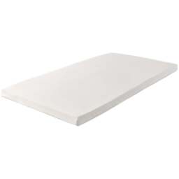 Starlight Beds Small Single Memory Foam Mattress Topper with Elastic Straps 1 inch - White - Wilko - thumbnail 1