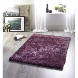Origins Mauve Glamour and Shimmer Rug 80 x 150cm - Purple - Origins Rugs - Wilko - thumbnail 3