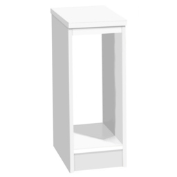 R White Cabinets Desktop Tower Storage White - Size: 72.8 x 30 x 54cm - Wilko - thumbnail 3