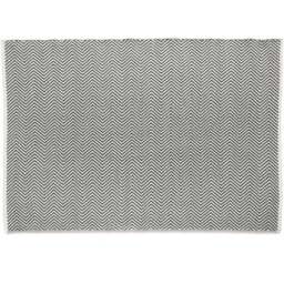 Hug Rug Warm Grey Woven Herringbone Rug 160 x 230cm - Wilko - thumbnail 1