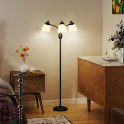 HOMCOM 3 Way Black Arc Tree Floor Lamp with 3 Colour Temperatures - Size: 38 x 14 x 28cm - Wilko - thumbnail 5