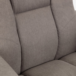 Julian Bowen Malmo Grey Swivel Recliner Chair and Footstool - Size: Single - Wilko - thumbnail 6