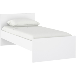 Florence Single White High Gloss Wooden Bed Frame - Furniture to Go - Wilko - thumbnail 4