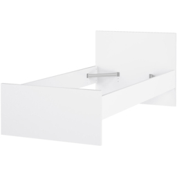 Florence Single White High Gloss Wooden Bed Frame - Furniture to Go - Wilko - thumbnail 3