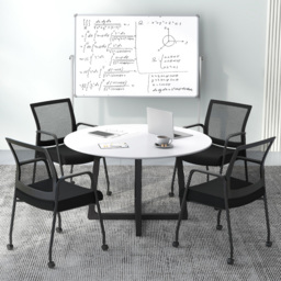 Costway Set of 2 Black Office Chair - Wilko - thumbnail 4