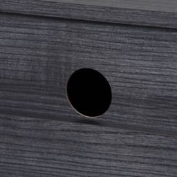 Portland Single Door Black High Gloss Floating Wall TV Unit - Size: 160 x 35 x 30cm - Multi - Wilko - thumbnail 7