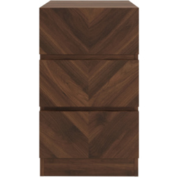 GFW Catania Royal Walnut Wood 3 Piece Bedroom Furniture Set - Wilko - thumbnail 6