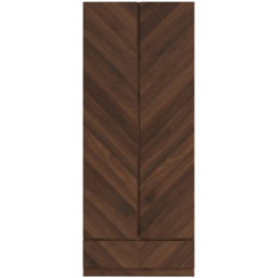GFW Catania Royal Walnut Wood 3 Piece Bedroom Furniture Set - Wilko - thumbnail 4