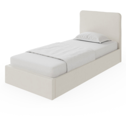 GFW Chiswick Single Natural Ottoman Bed with SC Pocket Sprung Mattress - Cream - Wilko - thumbnail 3