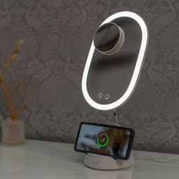 ValueLights White LED Make Up Mirror with Wireless Phone Charging - Size: 39.5 x 13 x 17cm - Wilko - thumbnail 3