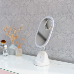 ValueLights White LED Make Up Mirror with Wireless Phone Charging - Size: 39.5 x 13 x 17cm - Wilko - thumbnail 4