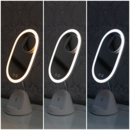 ValueLights White LED Make Up Mirror with Wireless Phone Charging - Size: 39.5 x 13 x 17cm - Wilko - thumbnail 5