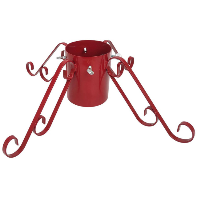 Red Steel Christmas Tree Stand 5 inch - Size: 58 x 17 x 58cm - Wilko - image 1