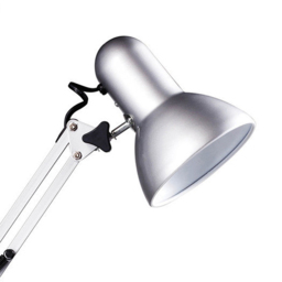 Premier Housewares Studio Silver Grey Desk Lamp - Size: 17 x 21 x 60cm - Wilko - thumbnail 6
