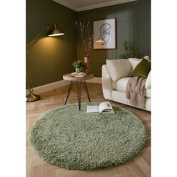 Origins Chicago Sage Green Round Rug 133cm - Size: 133 x 133cm - Origins Rugs - Wilko - thumbnail 3