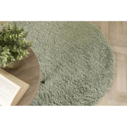 Origins Chicago Sage Green Round Rug 133cm - Size: 133 x 133cm - Origins Rugs - Wilko - thumbnail 4