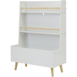 Liberty House Toys 3 Shelf Kids Bookcase - Size: 32 x 68 x 90cm - White - Wilko - thumbnail 3