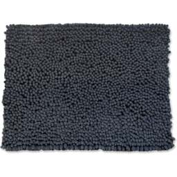 Allure Bath Fashions Jumbo Luxury Charcoal Grey Deep Pile Non-Slip Bobble Bath Mat 50 x 70cm - Wilko
