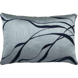 Nalu Nicole Scherzinger Surf Blue Cushion 60 x 40cm - Wilko