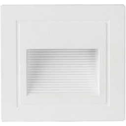 V-TAC 4 Pack 5W White Square Warm White LED Step Light - Size: 8.4 x 8.4 x 5cm - Wilko