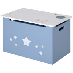Playful Haven Blue Kids Storage Chest - Size: 55 x 34 x 35.5cm - Wilko - thumbnail 3