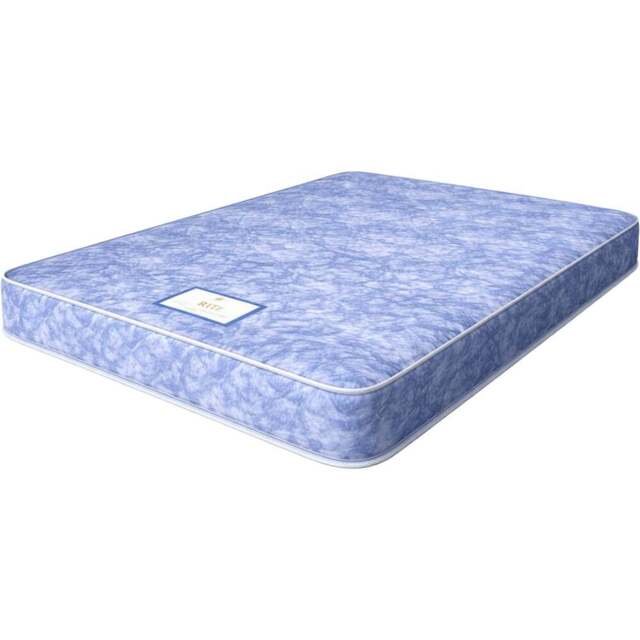 Sareer Ritz Small Double Coil Crib 5 Mattress - Blue - Wilko - image 1