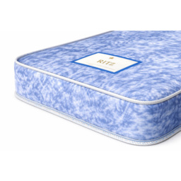 Sareer Ritz Small Double Coil Crib 5 Mattress - Blue - Wilko - thumbnail 4