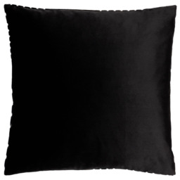 Paoletti Evoke Black Cut Velvet Cushion - Size: 45 x 45 cm - Wilko - thumbnail 4