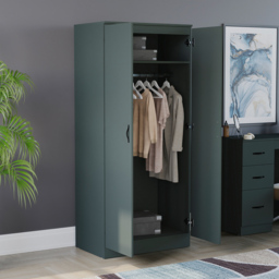 Vida Designs Riano 2 Door Green Wardrobe - Wilko - thumbnail 7