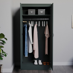 Vida Designs Riano 2 Door Green Wardrobe - Wilko - thumbnail 6