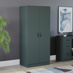 Vida Designs Riano 2 Door Green Wardrobe - Wilko - thumbnail 5