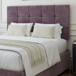 Bedmaster Super King Size Mauve Naples Velvet 2 Drawer Divan Base with Pearl Headboard - Brown - Wilko - thumbnail 3