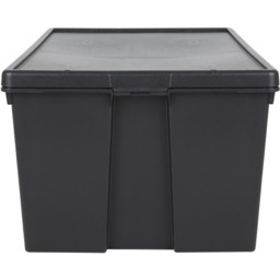 Wham 150L Black Bam Storage Box with Lid 2 Pack - Wilko - thumbnail 4