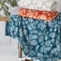 furn. Irwin Stone Woodland Fleece Throw 140 x 180cm - Size: 180 x 140cm - Multi - Wilko - thumbnail 4