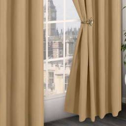 Velosso Verona Latte Tape Top Curtains 168 x 137cm - Size: W 168 x D 137cm - Cream - Wilko - thumbnail 4