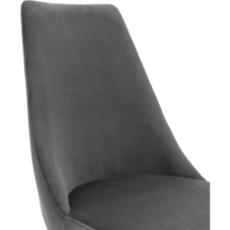 Julian Bowen Vittoria Cantilever Set of 2 Grey Dining Chairs - Wilko - thumbnail 7
