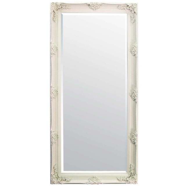 Davenport Cream Ornate Flourish Full Length Mirror 164 x 78cm - MirrorOutlet - Wilko - image 1