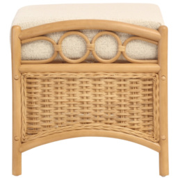 Desser Furniture Vale Wicker Athena Plain Light Oak Footstool - Size: 107.0 cm x 81.0 cm x 46.0 cmcm - Brown - Wilko - thumbnail 5