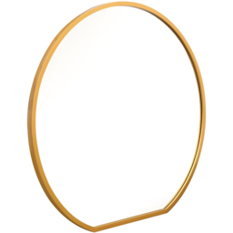 MirrorOutlet The Circulus Gold Framed Circular Wall Mirror 126 x 120cm - Size: 120 x 126cm - Wilko - thumbnail 4