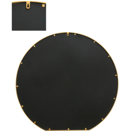 MirrorOutlet The Circulus Gold Framed Circular Wall Mirror 126 x 120cm - Size: 120 x 126cm - Wilko - thumbnail 5