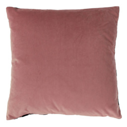 Paoletti Empire Blush and Navy Velvet Jacquard Cushion - Size: 45 x 45 cm - Multi - Wilko - thumbnail 5