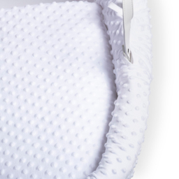 Clair De Lune White Dimple White Wicker with Rocking Stand - Size: 68 x 68 x 30cm - Wilko - thumbnail 4