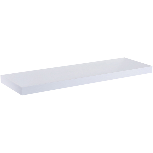 Innoteck 30cm High Gloss White Floating Shelf - Size: 3.8 x 30 x 23.5cm - Wilko - image 1