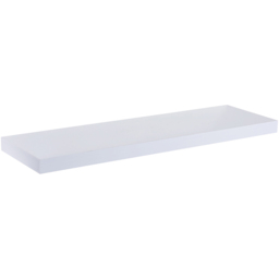 Innoteck 30cm High Gloss White Floating Shelf - Size: 3.8 x 30 x 23.5cm - Wilko - thumbnail 1