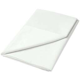 Helena Springfield Single White Plain Dye Flat Bed Sheet - Wilko - thumbnail 1