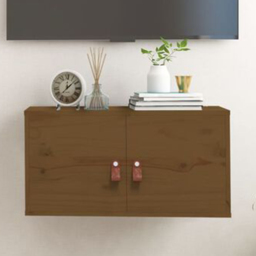 vidaXL 2 Door Brown Wall Cabinet - Size: 30 x 60 x 30cm - Wilko