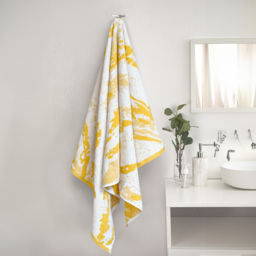 Velosso Marble Gold Hand Towel Set of 2 - Yellow - Wilko - thumbnail 3