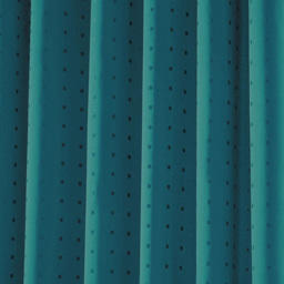 Alan Symonds Madison Teal Taped Top Curtains 117 x 229cm - Size: W 117 x D 229cm - Blue - Wilko - thumbnail 4