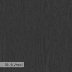 Decortie Luksa 3 Shelf Zigzag Wall Mounted Design Black Wood Corner Bookcase - Wilko - thumbnail 5